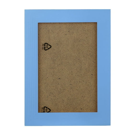Partheme Picture Frame, Wooden frames, Vertical & Horizontal Wall Hanging for Wall Display,Studio Gallery Photo Frame for Photos, Posters & Art Prints , Blue