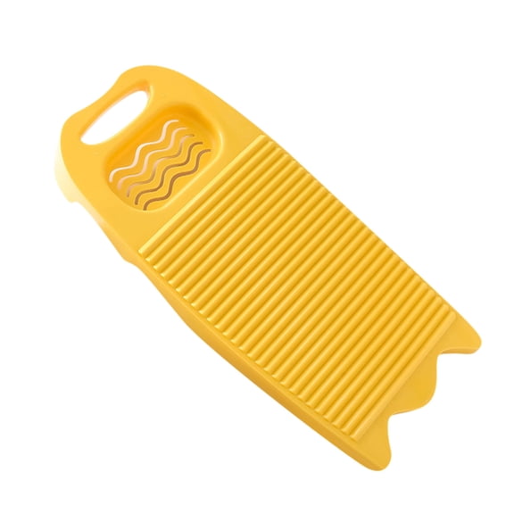 Partheme Plastic Washboard Laundry Board,Household Washboard,Hand Washing Clothes Tool, Manual Clothing Laundry Cleaning Tool for Home Dormitory, Yellow