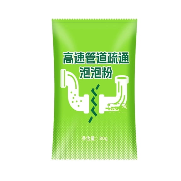 Partheme Powerful Deep Cleaning Drain Cleaner, Rapidly Dissolves Grease Hair Soap Scum, High Performance Clog Remover for Sinks Showers Tubs, Safe for PVC Metal Pipes, As Show