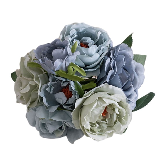 Partheme Roses Artificial Flowers,Fake Roses with Stem Realistic Silk Rose for DIY Wedding Bouquets Table Centerpieces Arrangements Baby Shower Birthday Home Decor Valentines Day Gift for Her,Blue
