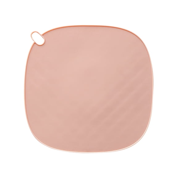 Partheme Rubber Trivet Mats, Rubber Pot Holders for Hot Pots and Pans, Heat Resistant Counter Mats for Tables, Countertops, Spoon Rest and Large Coasters, Pink