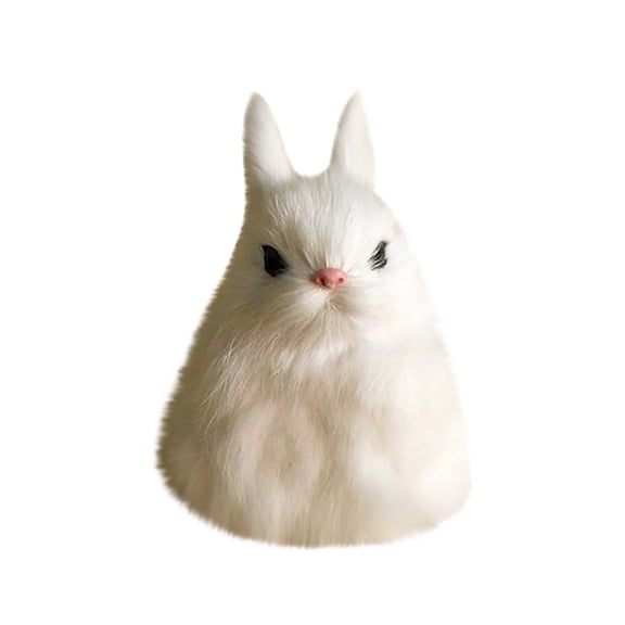 Partheme Simulation Rabbit Sculpture Garden Decoration, Lifelike Animal Statue for Outdoor Lawn Patio Yard, Faux Bunny Ornament for Landscape, Weather Resistant Art Piece for Home Exterior, As Show