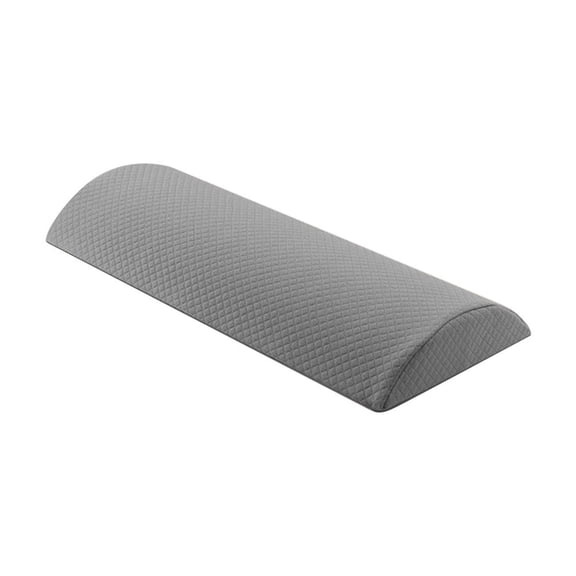 Partheme Soft Small Lumbar Pillow for Sleeping , Memory Foam Back Lumbar Support Cushion for Lower Back Pain Relief Bed Waist Sleep Support Pillow for Side , Back, Dark Gray