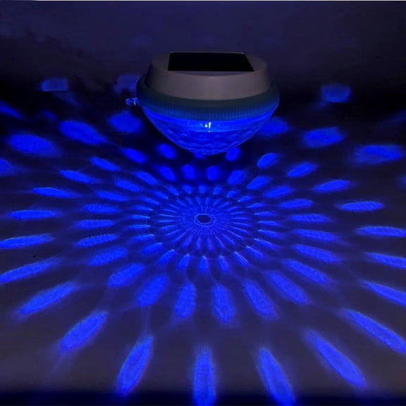 Partheme Solar Floating Pool Light Waterproof LED Color Changing Pond Light,Rechargeable Floating Lamp for Swimming Pool Garden Party Decor.Mother’s Day Pool Party Gift and Night Swim Essential, B
