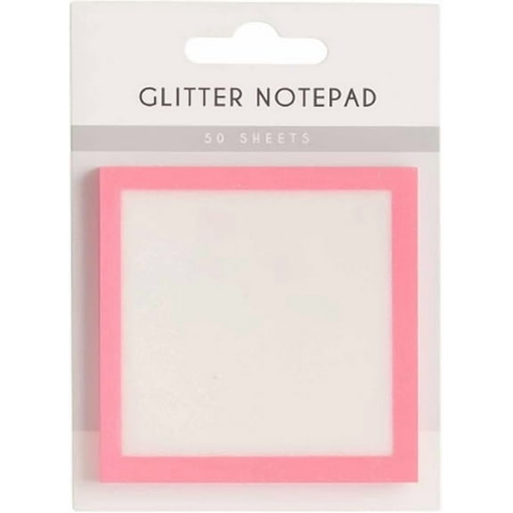 Partheme Sticky Notes, Clear Post It Notes, Sticky Notes,Notepad Sticky, Cute Self Adhesive Note Memo Pads, Small to Do List, Stationery Office Supplies , Pink