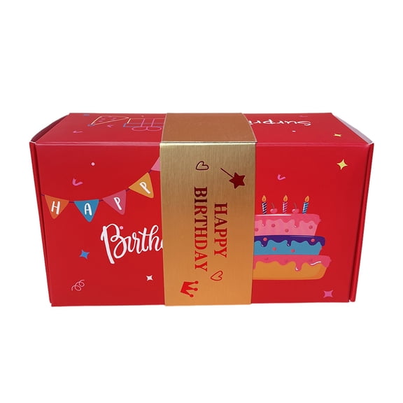 Partheme Surprise Gift Box Folding Bouncing Red Envelope Box, Birthday Money Box for Christmas Proposal Anniversary, Fathers Day Gifts, Red