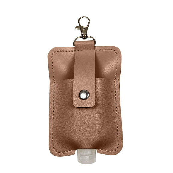 Partheme Travel Handwashing Fluid Keychain, Portable Refillable Empty Squeeze Containers Bottle with Clip-On Holder for Outdoor Purse Backpack Gym Bag Toiletry Lotion Liquid Soap Shampoo , As Show