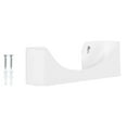 thumbnail image 1 of Partheme Wall Mounted Dome Hat Rack for Baseball Caps, Vertical Storage Hanger for Cowboy Hats, Acrylic Hat Dock Organizer for Closet Door, Holds up to 10 Hats, White, 1 of 6
