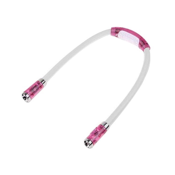 Partheme Wearable Neck Light, Hands-Free LED Neck Lamp for Reading & Outdoor Camping, Light for Hiking, Night Walking & DIY Tasks , Pink