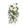 thumbnail image 1 of Partheme Wedding Aisle Pew Flowers – Rose & Eucalyptus Chair Decorations, Ceremony Chair Decor for Church, Wedding Aisle, Reception & Outdoor Events, Beige, 1 of 8