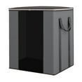 thumbnail image 1 of Partheme totes Storage Bags,Clothes Blanket Storage Bins Foldable Closet Organizers with Reinforced Handle for Home Dorm Storage and Organization,Fabric Bags for Organizing Comforters , Gray, 1 of 9