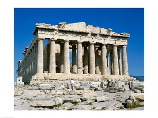 Parthenon Acropolis Athens Greece Canvas Art - (24 x 18)
