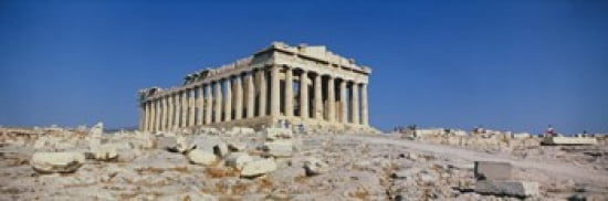 Parthenon Athens Greece Canvas Art - Panoramic Images (36 x 12)