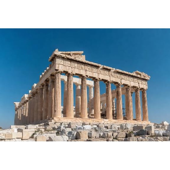 The Parthenon Temple at The Acropolis of Athens Jigsaw Puzzle 300 Pieces Greece Wooden Puzzle Educational Toys Home Game for Friends Family Teens Adults