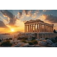thumbnail image 1 of The Parthenon Temple at The Acropolis of Athens Jigsaw Puzzle 300 Pieces Greece Wooden Puzzle Educational Toys Home Game for Friends Family Teens Adults, 1 of 7