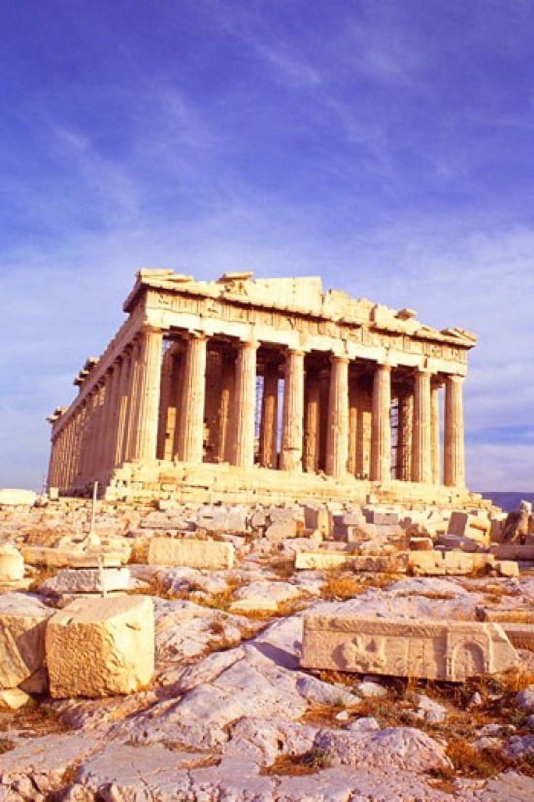 Parthenon on Acropolis Athens Greece Canvas Art - Bill Bachmann DanitaDelimont (25 x 37)