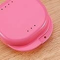 Partial Denture Case Denture Box with Vent Holes False Teeth Storage Case Denture Case Denture Cup Dentures Container Denture Holder for Travel Retainer Holder Case