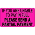 thumbnail image 1 of Partial Payment Labels, 1 of 1