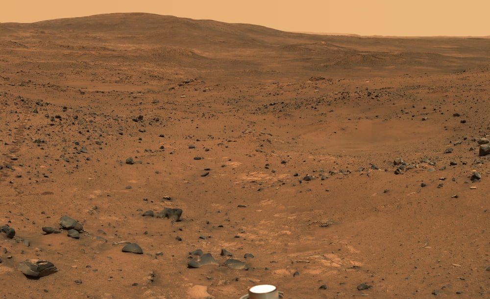 Partial Seminole panorama of Mars Canvas Art - Stocktrek Images (36 x 22)