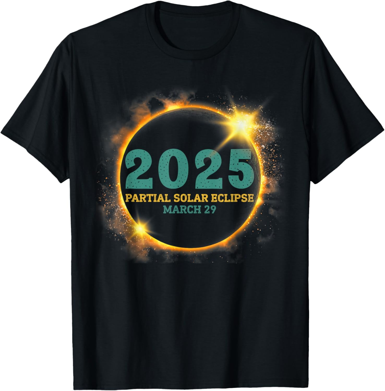 Partial Solar Eclipse March 29 2025 Solar Eclipse 2025 TShirt
