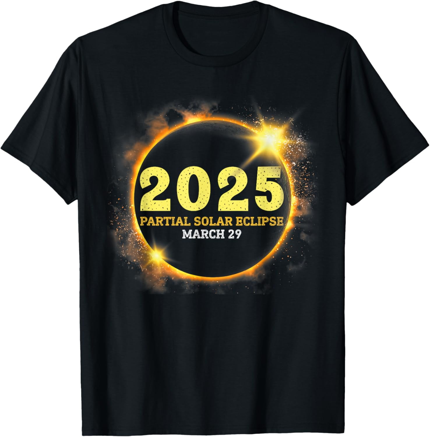 Partial Solar Eclipse March 29 2025 Solar Eclipse 2025 TShirt