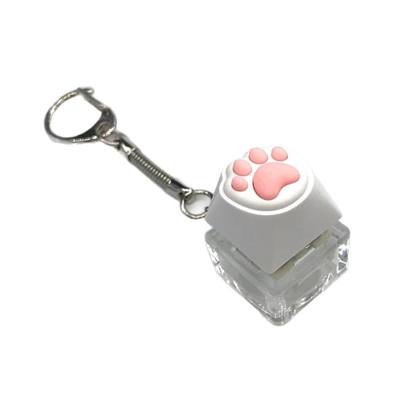 Participatory Puss Molded Electronic Button Noise Keychain For Adults Kids Travel