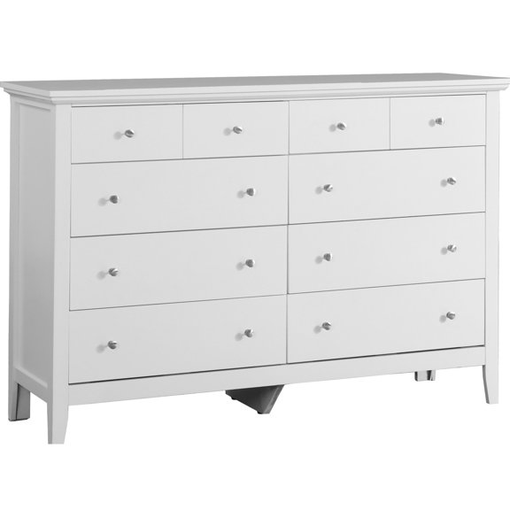 Particle Board Base Material - Fully Assembled at Factory - Bedroom Furniture Decor - Nickel Hardware Resists Discoloration