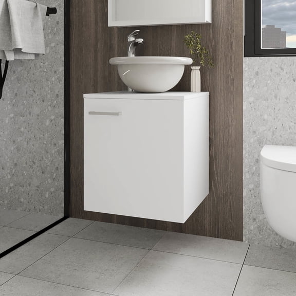 Particle Board Body - Space-saving Design - Bathroom - Frees Up Floor Area