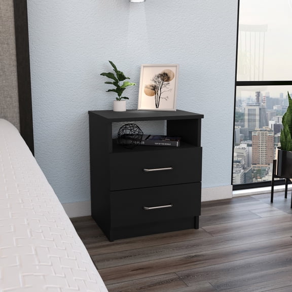 Particle Board Build - Additional Top Shelf Storage - Bedroom Nightstand - Store Cellphones and Magazines