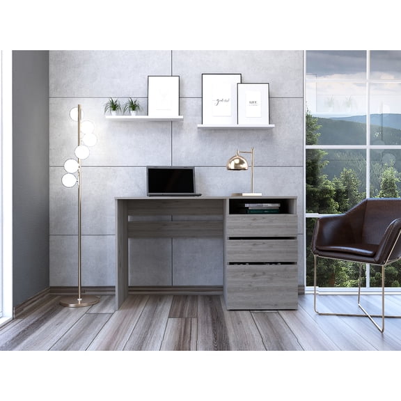 Particle Board Build - Three Drawer Option - Computer Desk Area - Hold Stationery