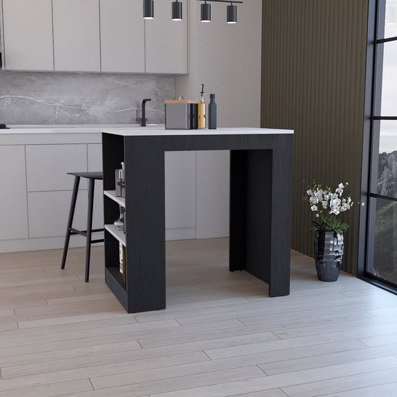 Particle Board Construction - 36" High for Comfort - Kitchen Gathering - Enjoyable Dining with Friends