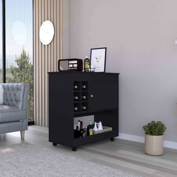 Particle Board Construction - Ample Low Shelf - Dining Room Function - Provide Extra Storage