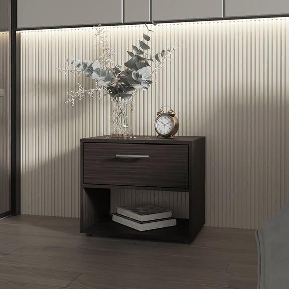 Particle Board Construction / Bedside Cabinet Utility / Keep Items Secure