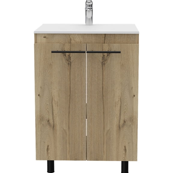 Particle Board Construction | Drop in Design | Bathroom Floor Cabinet