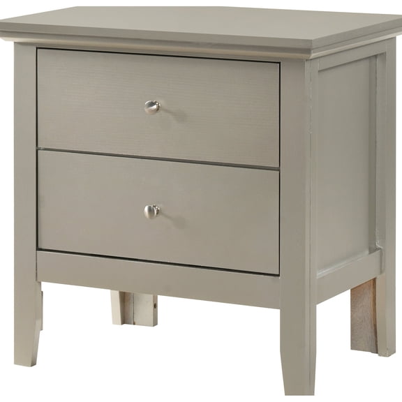 Particle Board Construction - Easy - to - clean Surface - Bedside Nightstand - Instant Usability