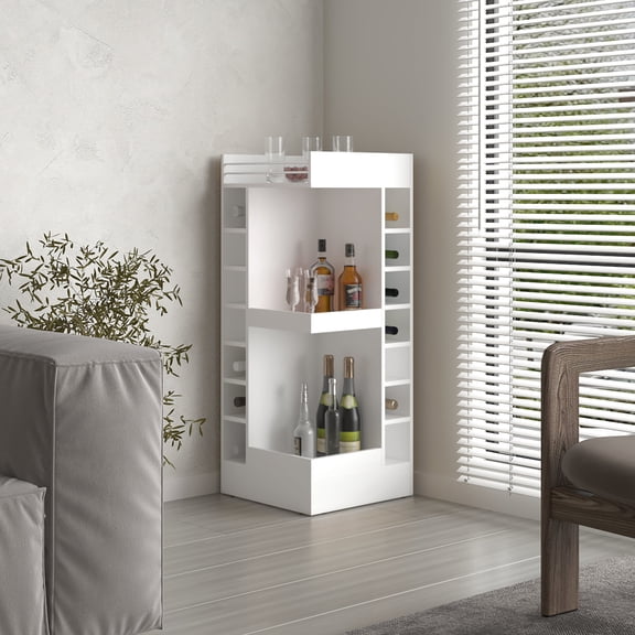 Particle Board Construction | Ideal for Organizing Bar Items | Stable and Aesthetically Pleasing