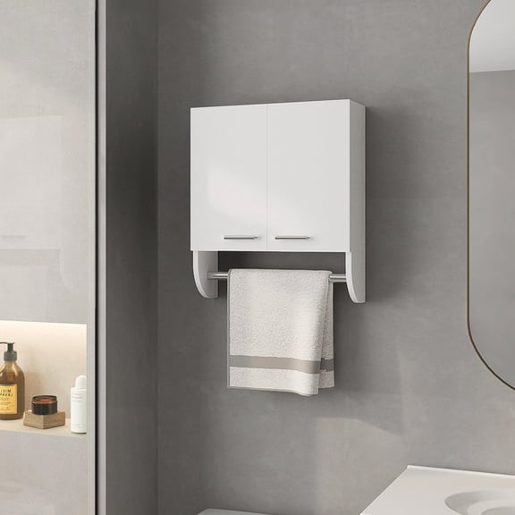 Particle Board Filler & Engineered Wood Main | Ideal for Bathroom Item Storage and Towel Hanging | Effortless Bathroom Routine Upgrade