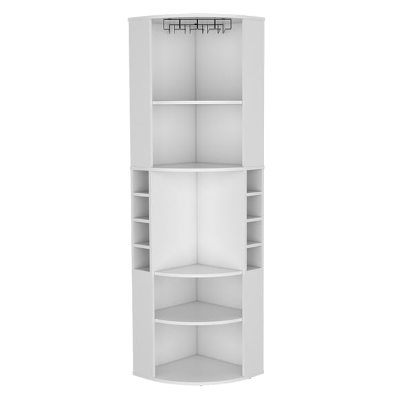 Particle Board Filler - Space - Saving Corner Design - Living Room - Easy - to - Install Bar Cabinet