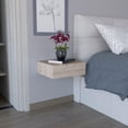 thumbnail image 1 of Particle Board Main - Securely Mount to Wall - Bedroom Nightstand - Hide Personal Items in Drawer, 1 of 2