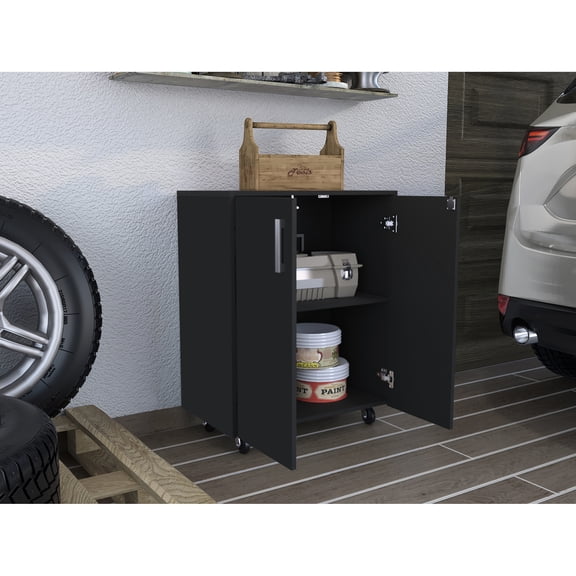 Particle Board Material - Double Door Design - Bedroom Storage - Tidy Space