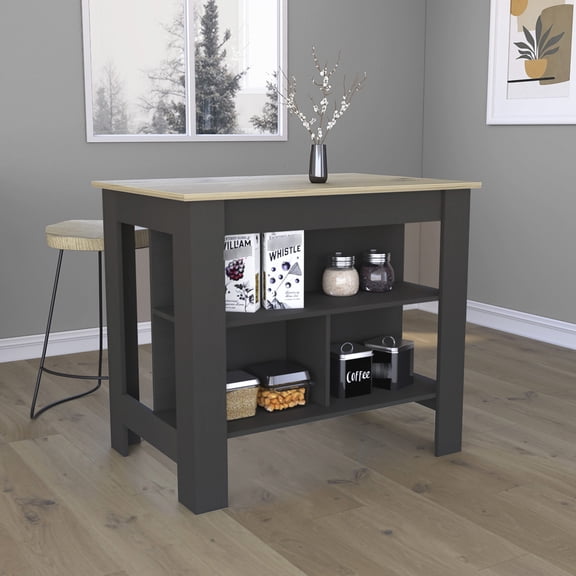 Particle Board Material, Easy to Assemble / Useful for Kitchen Cooking and Item Storage