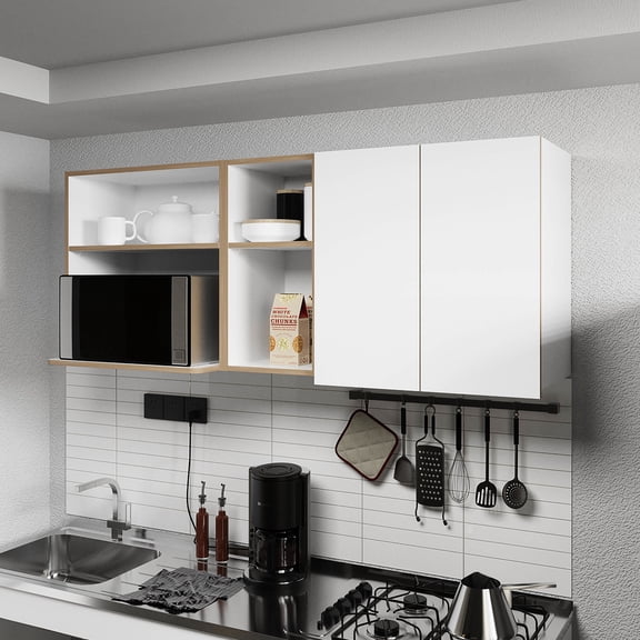 Particle Board Material - Microwave Compartment and Storage - Kitchen Setup - Upgrade Kitchen Storage