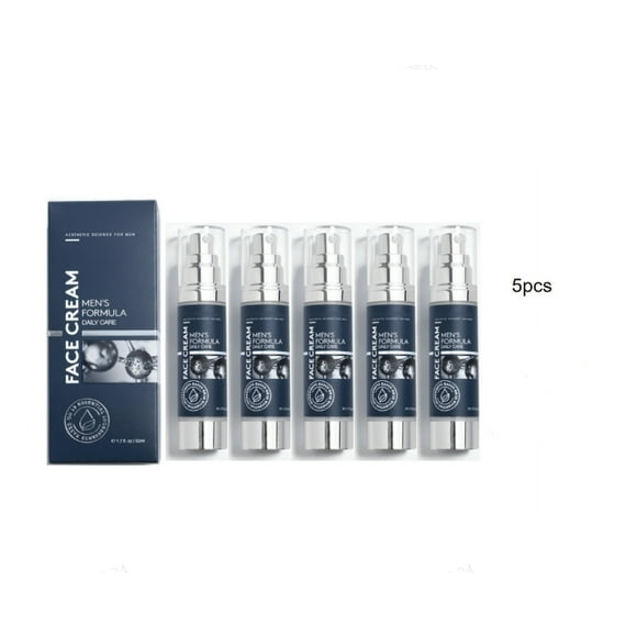 Particle Face Cream for Men, 6-in-1 Face Cream, Reduces Wrinkles, Dark Spots & Eye Bags 1-5Pack