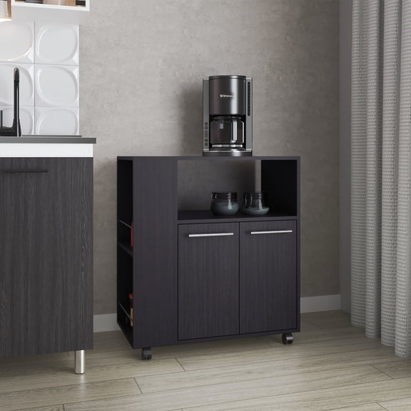 Particle & Melamine Materials - Microwave Shelf Solution - Kitchen - Solve Appliance Placement