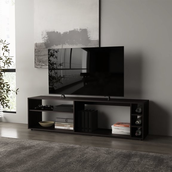 Particle board and melamine | Organize entertainment essentials in living rooms | Resistant to scratches for daily use