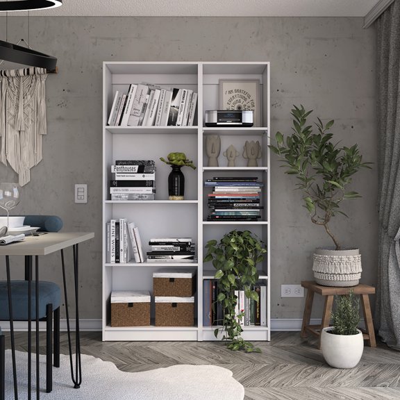 Particle board construction - large storage capacity - modern style rooms - simple setup