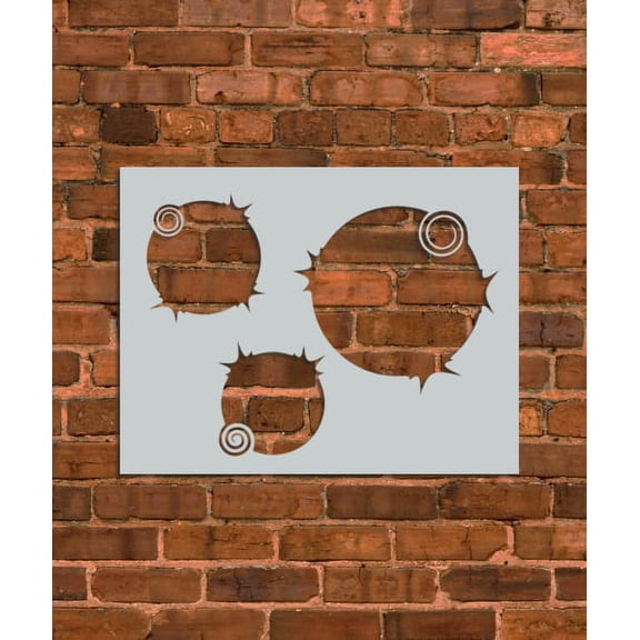 Particles Pattern Stencil
