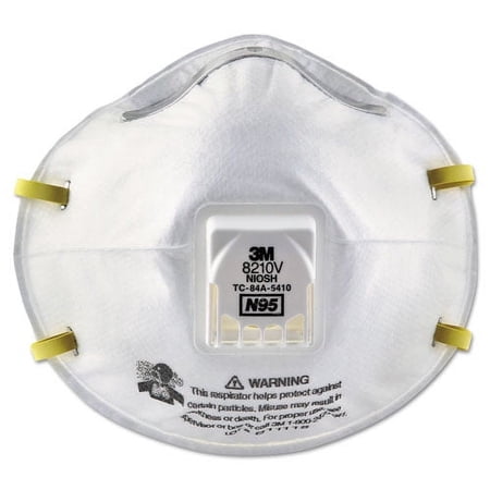 Particulate Respirator 8210v, N95, Cool Flow Valve, 10/box | Bundle of 5 Boxes