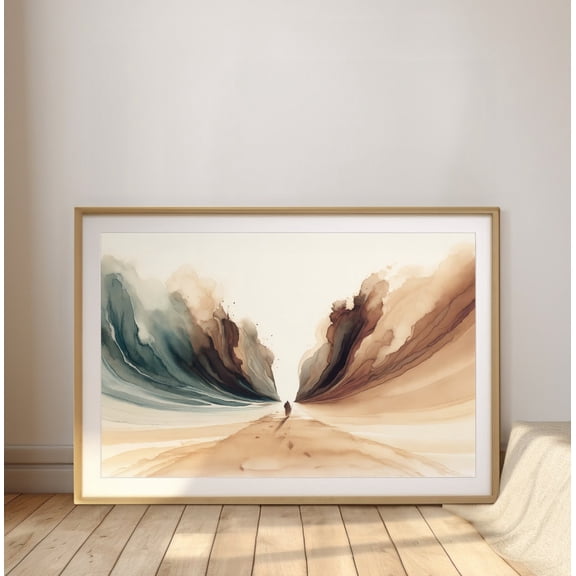 Parting The Red Sea Wall Art Print