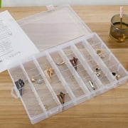 Partition Box Jewelry Transparent Lattice Hard Removable 36 Storage Housekeeping & Organizers